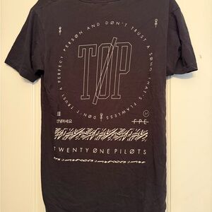 Twenty One Pilots Black Graphic Tee